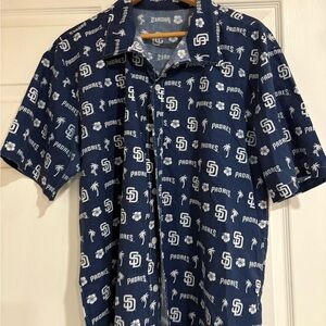 Padres Navy Blue Men's Shirt